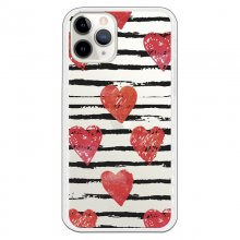 Be Unique Funda Gel Corazones para iPhone 11 Pro