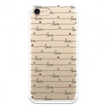 Be Unique Funda Gel Love para iPhone 7/iPhone 8