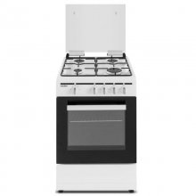 Sauber SCW41GB Cocina de Gas 4 Zonas + Horno Blanco en PcComponentes