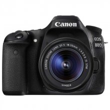 Canon 80D 24.2MP WiFi + Objetivo EF 18-55mm F3.5-5.6 IS en PcComponentes