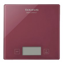 Taurus Easy Compact Báscula de Cocina Digital Roja en PcComponentes