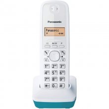 Panasonic KX-TG1611 Teléfono Inalámbrico Blanco/Azul en PcComponentes