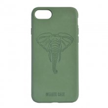 The Earth Case Funda Biodegradable Verde Oscuro Elefante para iPhone 7/8 en PcComponentes