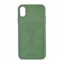 The Earth Case Funda Biodegradable Verde Oscuro Elefante para iPhone X/XS en PcComponentes