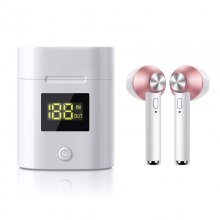 Fierro Borea Auriculares Bluetooth Con Base de Carga Rosa Dorado Reacondicionado en PcComponentes