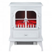 Purline CHE-200 Chimenea Eléctrica con Llama LED 2000W Blanca en PcComponentes