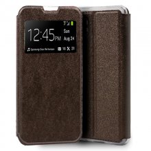 Cool Funda Flip Cover Liso Marrón para Xiaomi Mi Note 10/Mi Note 10 Pro en PcComponentes