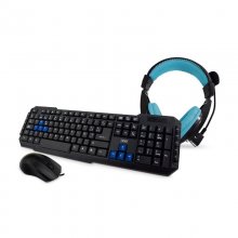 3Go Combodrileh Combo Gaming Teclado + Ratón + Auriculares en PcComponentes