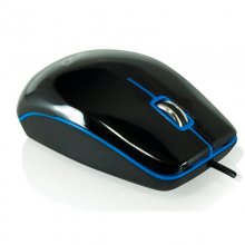 3Go Dinamic Ratón Óptico 1200DPI Negro/Azul