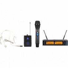 Oqan QWM-2 Sistema Inalámbrico Dual Micrófono + Micrófono de Diadema en PcComponentes