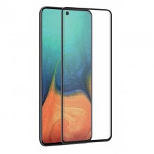 Muvit Protector Cristal Templado con Marco Negro para Samsung Galaxy A71 en PcComponentes