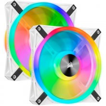 Corsair iCUE QL140 RGB PWM Dual Fan con Lighting Node Core Blanco 140mm en PcComponentes