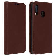 Avizar Funda Cartera Cuero Marrón para Samsung Galaxy A20e en PcComponentes