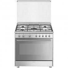 Smeg SX91SV9 Cocina Gas 5 Zonas + Horno Eléctrico Acero Inoxidable en PcComponentes