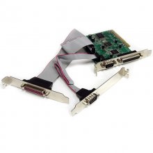 Startech PCI2S2PMC Tarjeta PCI 2 Puertos Serie DB9 y 2 Puertos Paralelo Reacondicionado en PcComponentes