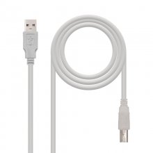 Nanocable Cable Impresora USB 2.0 Tipo A/B Macho/Macho 1.8m Beige en PcComponentes