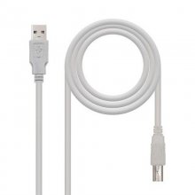 Nanocable Cable Impresora USB 2.0 Tipo A/B Macho/Macho 3m Beige en PcComponentes