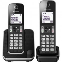 Panasonic KX-TGD312SPB Teléfono Inalámbrico Duo Negro en PcComponentes