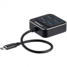 Startech Hub Compacto USB-C de 4x USB 3.1 Negro en PcComponentes