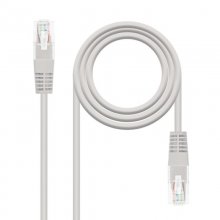 Nanocable Cable de Red RJ45 UTP AWG24 Cat. 5e 5m Gris en PcComponentes