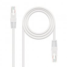 Nanocable Cable de Red RJ-45 UTP AWG24 Cat. 5e 1m Blanco