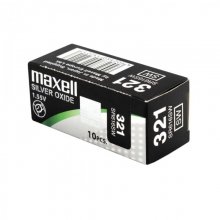 Maxell SR616SW Pack de 10 Pilas de Botón 321