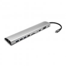 Unotec DockStation USB-C 11 en 1 Gris en PcComponentes