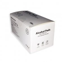 Alcohol Pads Pack 100 Toalhitas Desinfetantes com Álcool