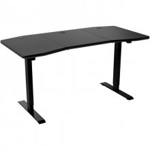 Nitro Concepts D16E Mesa Gaming con Altura Regulable Eléctricamente Negra en PcComponentes