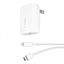 Belkin BoostCharge Cargador de Pared USB-C a Lightning 18 W Blanco en PcComponentes