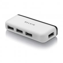 Belkin Hub Portátil USB 2.0 a 4x USB Blanco en PcComponentes