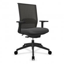 Actiu Stay Serie 30 Silla de Oficina Respaldo Syncro Tejido Técnico Harlequin Negra en PcComponentes