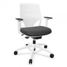 Actiu Efit 40 Silla de Oficina Respaldo Medio Blanca/Negra en PcComponentes