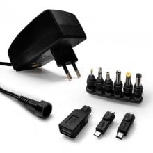 Metronic Transfomador Universal Regulable 2200mA Negro en PcComponentes