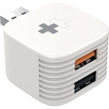HyperCube Backup Cargador USB con Copias de Seguridad Blanco