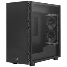 Aerocool Flo Cristal Templado USB 3.0 Negra en PcComponentes