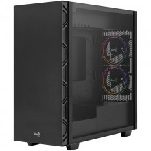 Aerocool Flo Saturn FRGB Cristal Templado USB 3.0 Negra en PcComponentes
