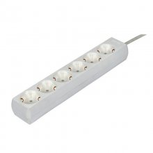 Phasak BN 0966 Regleta 6 Tomas 1.5m Blanca