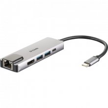 D-Link DUB-M520 Hub 5 en 1 HDMI 4K/RJ45/USB 3.0/USB-C en PcComponentes