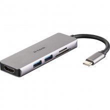 D-Link DUB-M530 Hub 5 en 1 Lector SD/MicroSD/HDMI 4K/USB 3.0 en PcComponentes