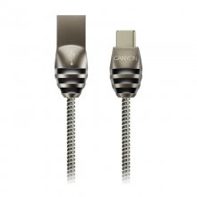 Canyon CNS-USBC5DG Cable USB-C a USB Macho/Macho 1m Gris Metalizado en PcComponentes