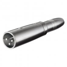 Goobay Adaptador XLR a Jack 6.35mm Macho/Hembra Gris en PcComponentes
