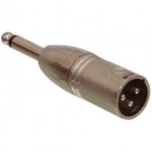 Goobay Adaptador XLR Mono a Jack 6.35mm Macho/Macho Gris en PcComponentes