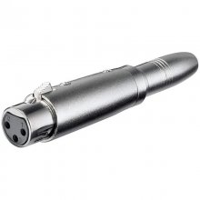 Goobay Adaptador XLR a Jack 6.35mm Hembra/Hembra Gris en PcComponentes