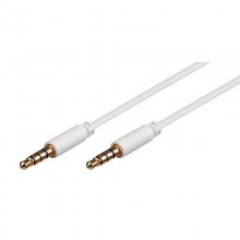 Goobay Cable de Audio Estéreo Jack 3.5mm Macho/Macho 50cm Blanco en PcComponentes