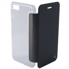 Ksix Folio Crystal Funda con Carcasa Trasera Transparente para iPhone 7/8/SE 2020 en PcComponentes