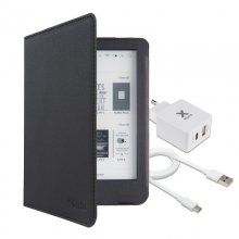 Gecko Funda Luxe Negra para Kobo Clara+Xtorm Adaptador de Corriente USB+USB-C+Xtorm Cable Pla... en PcComponentes