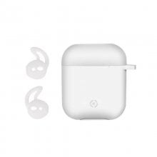 Celly Aircase Funda de Silicona Blanca para AirPods + Ganchos Deportivos en PcComponentes