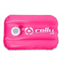Celly Pool Pillow Colchoneta Hinchable con Altavoz Bluetooth Resistente al Agua 3W Rosa en PcComponentes