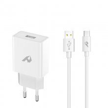 Home Cargador QuickCharge 3.0 18W Blanco + Cable USB-C en PcComponentes